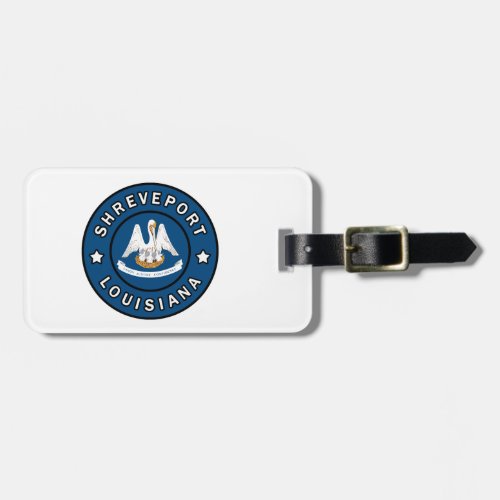 Shreveport Louisiana Luggage Tag