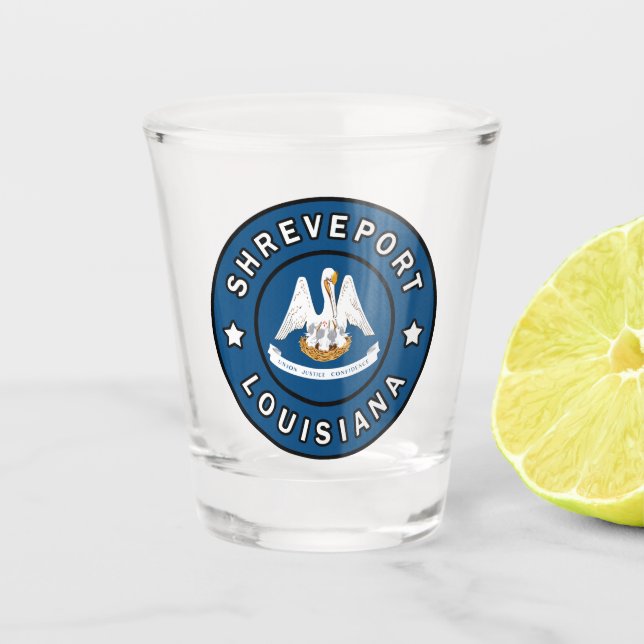 Shreveport Louisiana Shot Glass (Front)