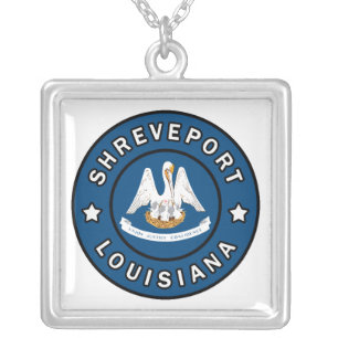 Shreveport Louisiana Silver Plated Necklace