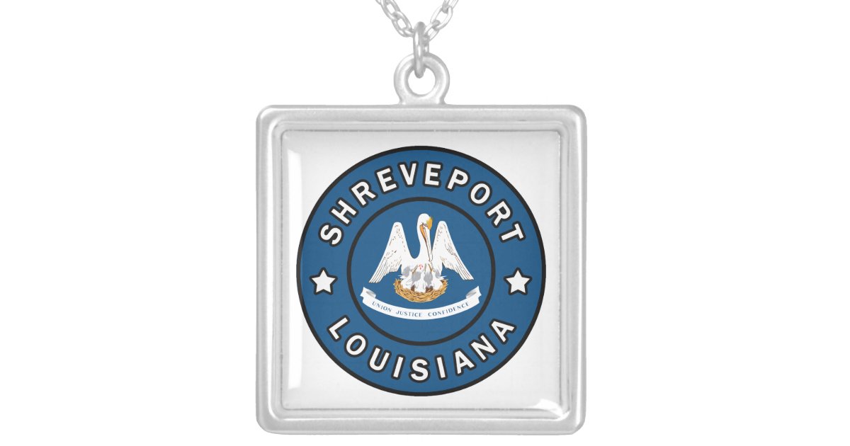Shreveport Louisiana Silver Plated Necklace