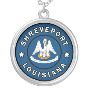 Shreveport Louisiana Silver Plated Necklace