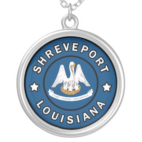 Shreveport Louisiana Silver Plated Necklace