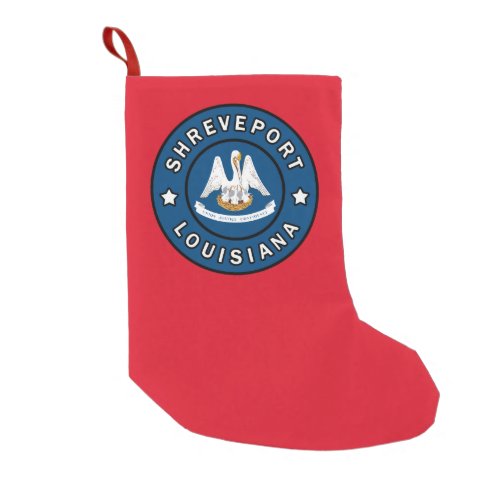 Shreveport Louisiana Small Christmas Stocking