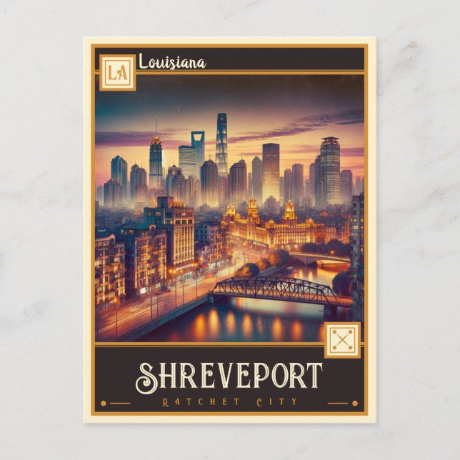 Shreveport, Louisiana  | Vintage Postcard (Front)
