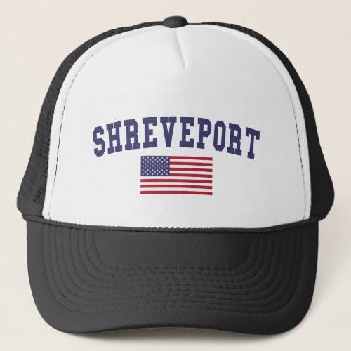 Shreveport US Flag Trucker Hat