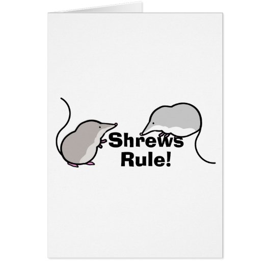 Shrews Rule! Cards (Front)