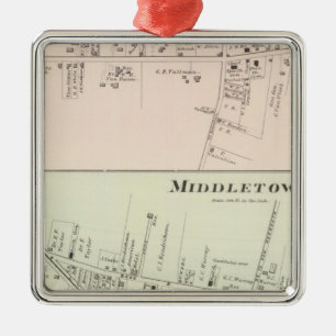 Shrewsbury Middletown, New Jersey Metal Ornament