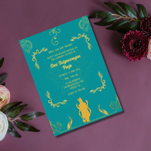 Shri Satyanarayan Pooja Hindu Invitation