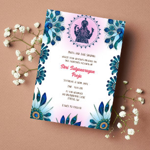 Shri Satyanarayan Pooja Hindu Invitation