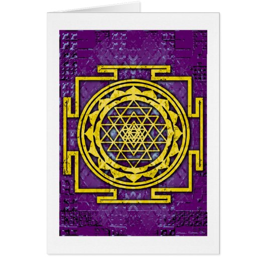 Shri Yantra Cards (Front)