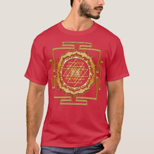 Shri Yantra Cosmic Conductor of EnergyTShirt  T_Shirt
