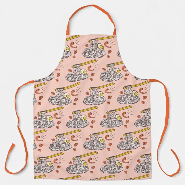 Shrimp and Egg Noodle (Large) Apron (Front)