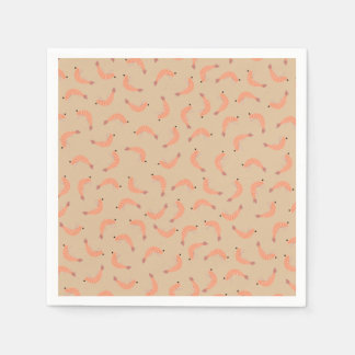 Shrimp baby shower napkins