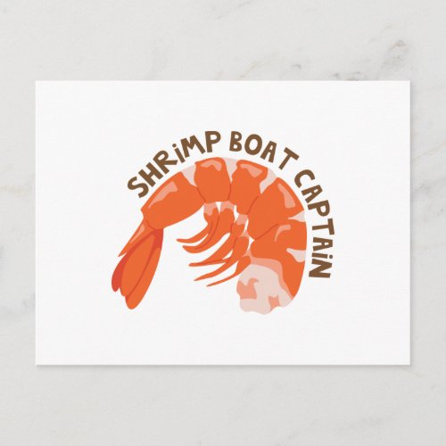 Shrimp Boat Captain Postcard