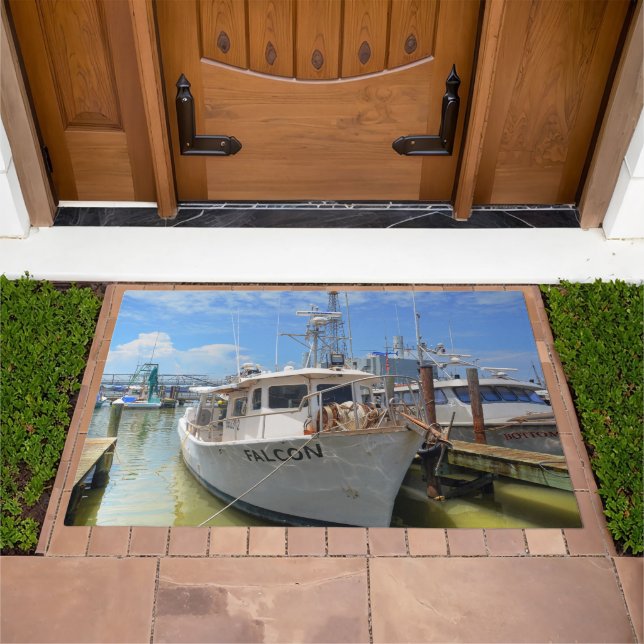 Shrimp Boat Doormat (Outdoor)