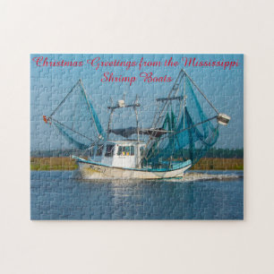 Shrimp Boat  Mississippi.  Jigsaw Puzzle