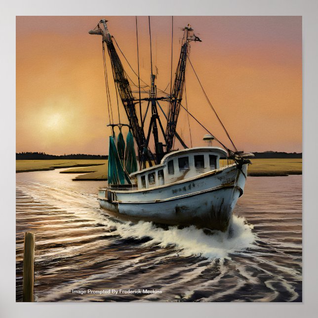 Shrimp Boat Poster (Front)