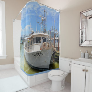 Shrimp Boat Shower Curtain