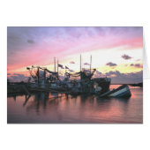 Shrimp Boats at Sunset (Front Horizontal)