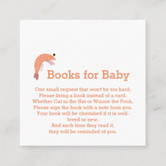 Shrimp Books for Baby Enclosure Card