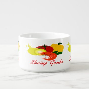 Shrimp Gumbo Bowl by StyleCountry at Zazzle