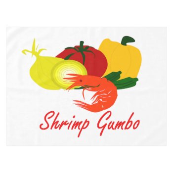 Shrimp Gumbo Tablecloth by StyleCountry at Zazzle