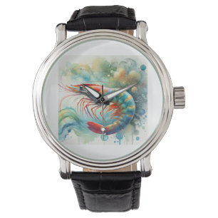Shrimp in light 040924AREF128 - Watercolor Watch