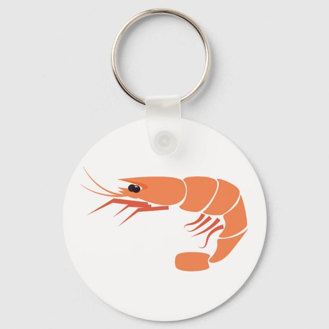 Shrimp Keychain (Front)