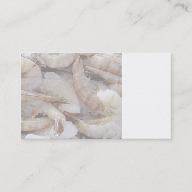 shrimp on ice business card (Front)