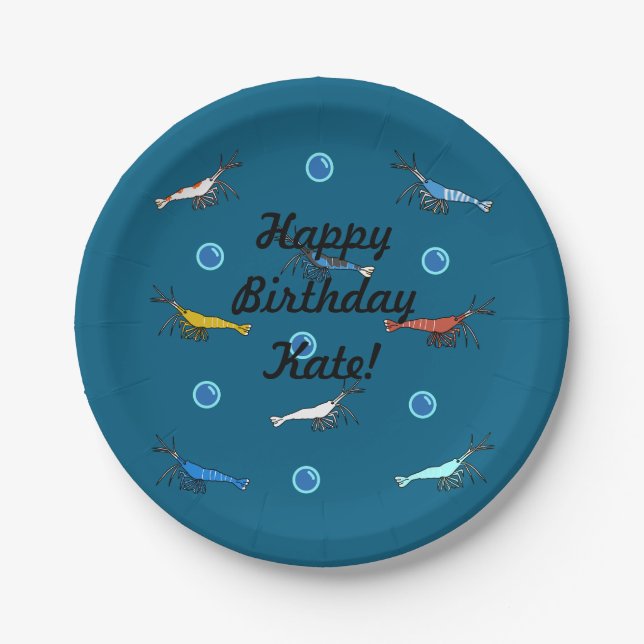 Shrimp Paper Plates (Front)