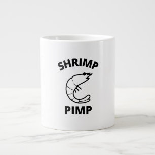 Shrimp pimp giant coffee mug
