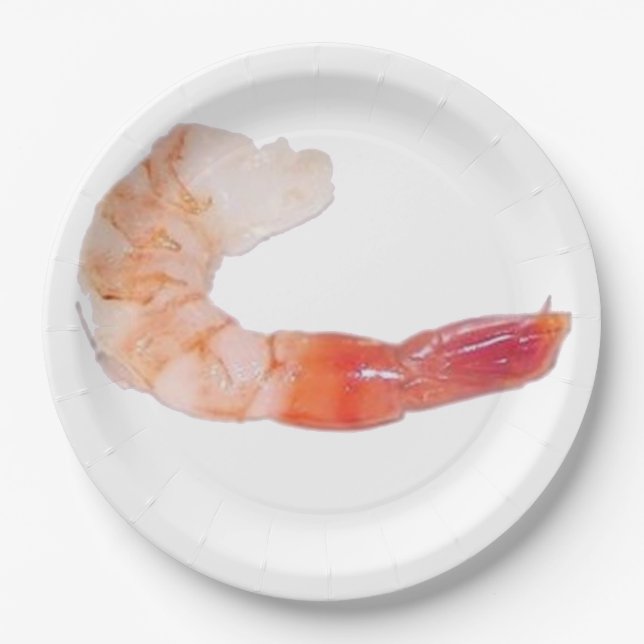 Shrimp/Prawn Paper Plates (Front)