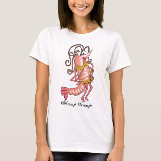 Shrimp Scampi Ladies Tee Shirt