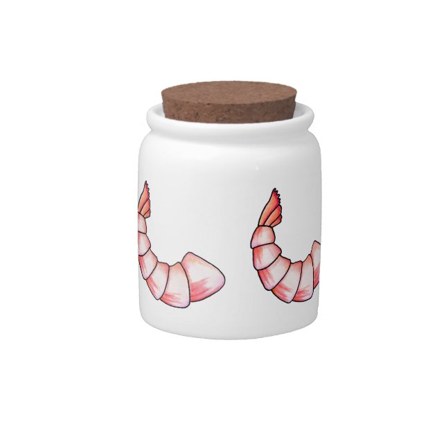 Shrimp tail candy jar (Front)