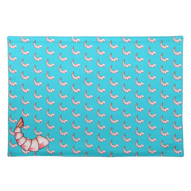 Shrimp tail cloth placemat (Front)