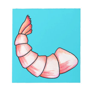 Shrimp tail notepad