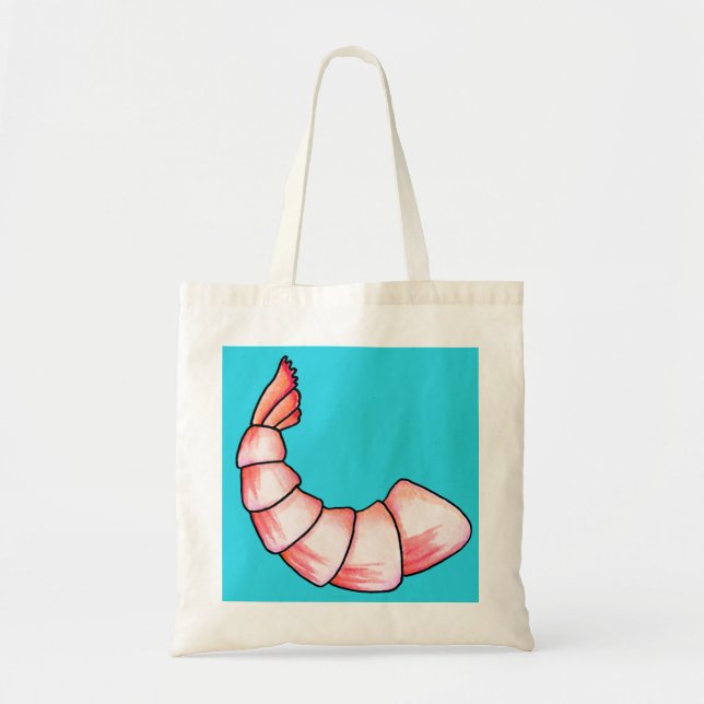 Shrimp tail tote bag (Front)