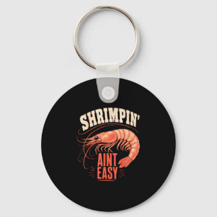 Shrimping fisherman coastal shrimp fishing keychain