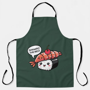 shrimply the best kawaii sushi apron