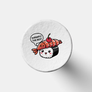 shrimply the best kawaii sushi golf tees