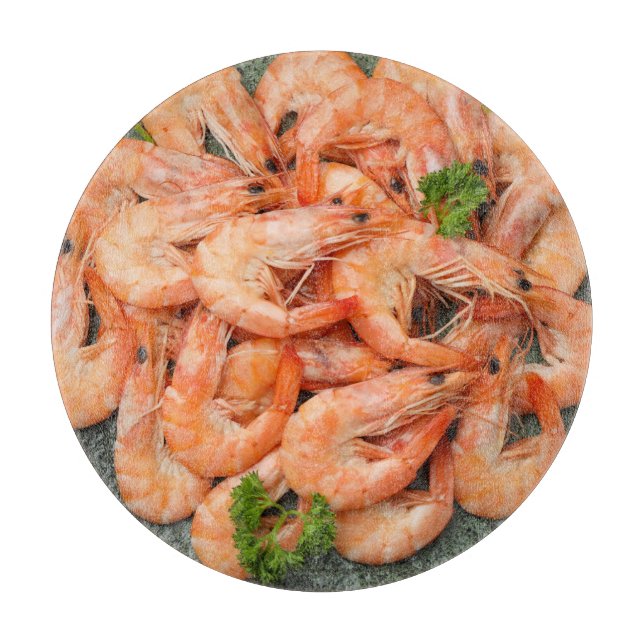 Shrimps Cutting Board (Front)
