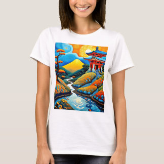 Shrine at Sunset 3 T-Shirt