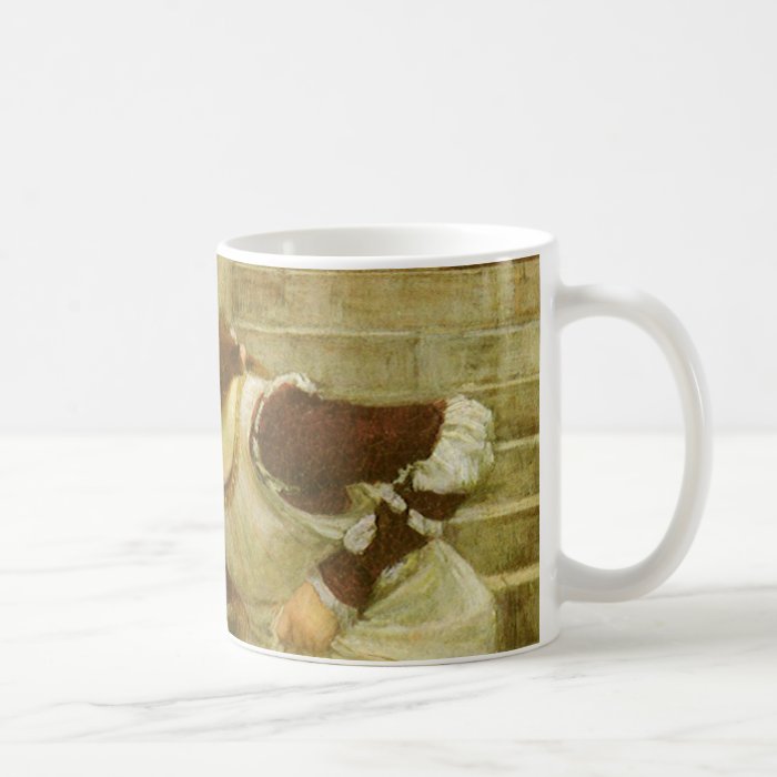 Shrine, JW Waterhouse, Vintage Victorian Portrait Mugs