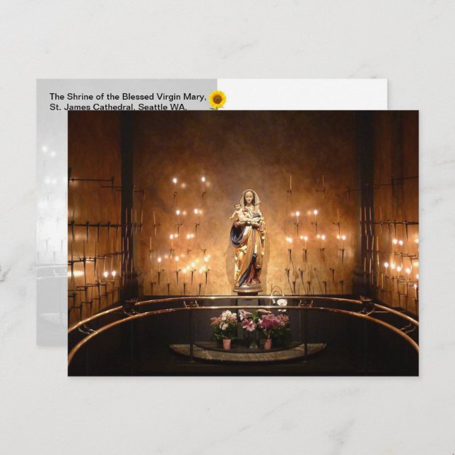 Shrine of the Blessed Virgin Mary, Seattle, WA -  Postcard (Front/Back)