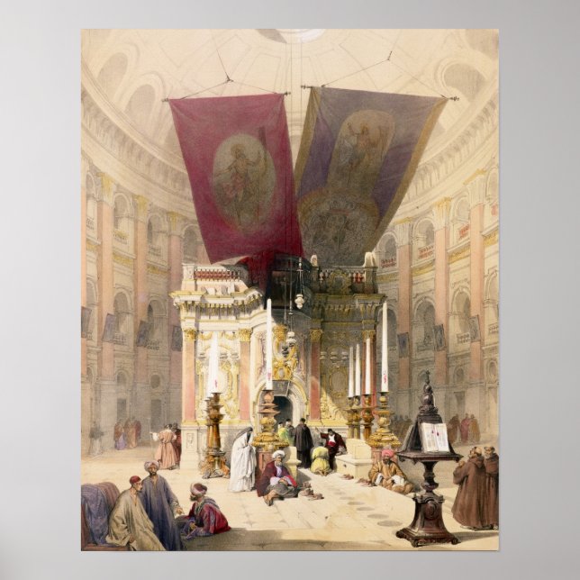 Shrine of the Holy Sepulchre, April 10th 1839, pla Poster (Front)