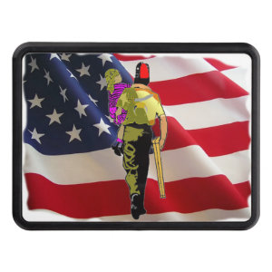 Shriner Carrying Child Trailer Hitch Cover
