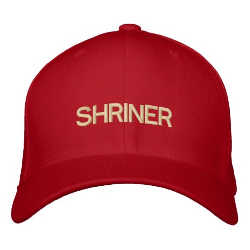 SHRINER EMBROIDERED BASEBALL CAP