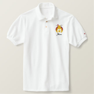 Shriner Logo with personalized name Embroidered Polo Shirt