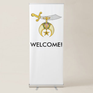 Shriner Welcome Banner for Shrine Events