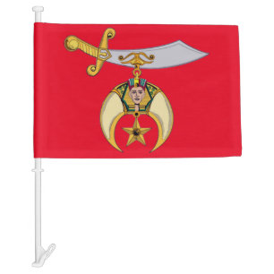 SHRINERS CAR FLAG